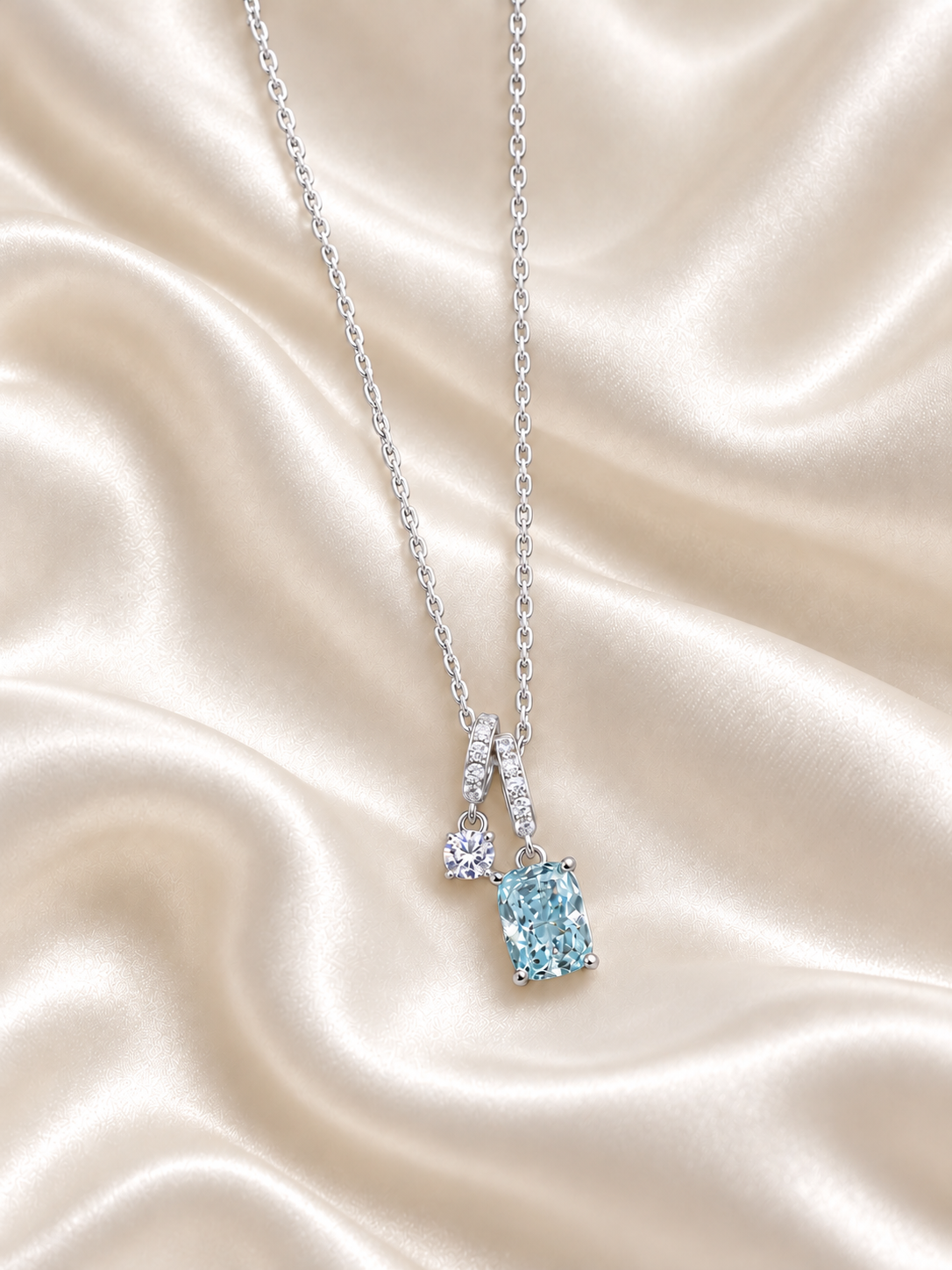 Collier Aquamarine Kiss