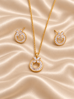 Parure Flutter finition plaqué or 14 K