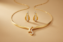 Ensemble collier et boucles premium